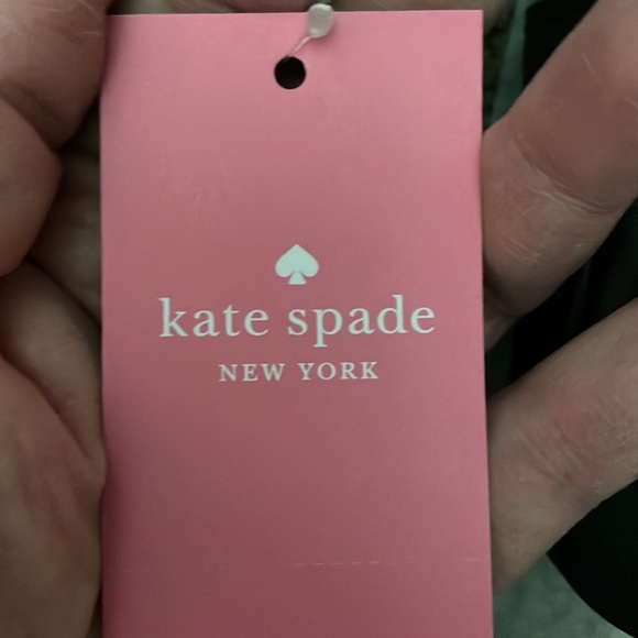 NWT Kate Spade black double zip quilted leather bag with chain and leather strap - Picture 3 of 9